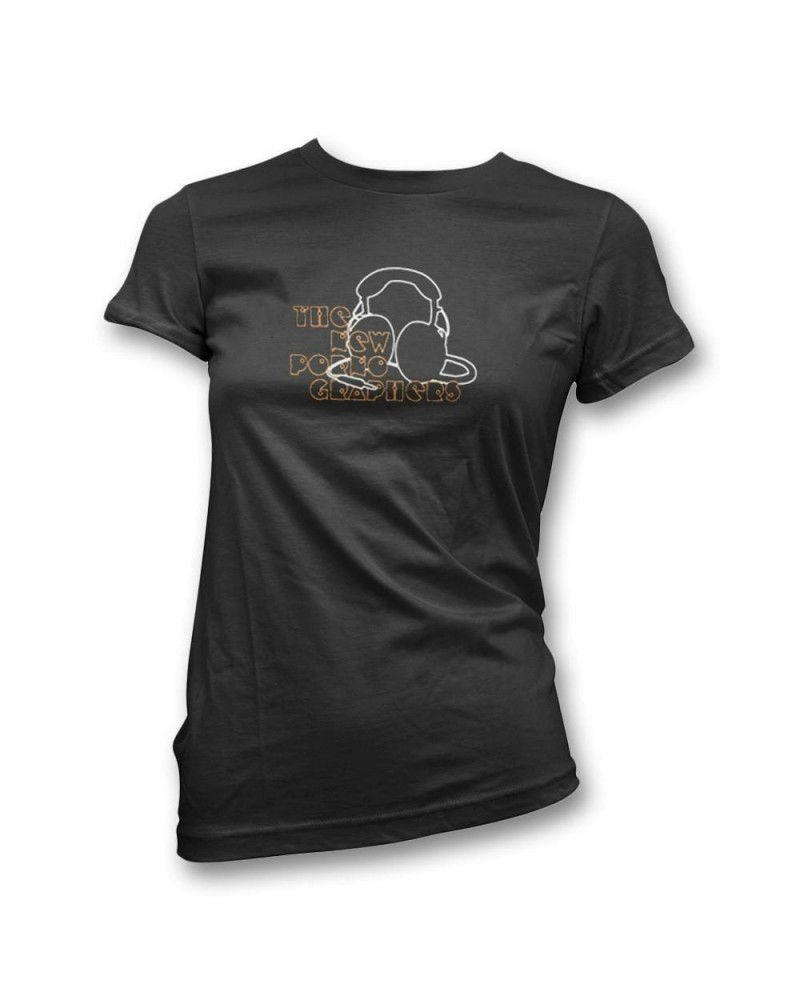 The New Pornographers Headphones T-Shirt - Women's $8.20 Shirts