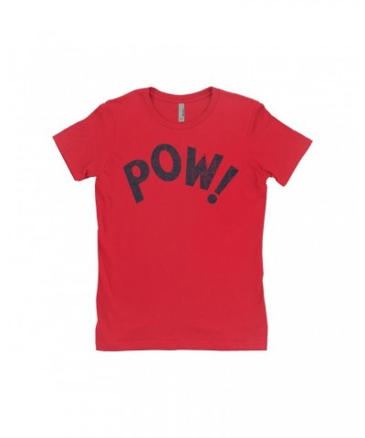 The Who Ladies' Boyfriend T-Shirt | POW! Worn By Keith Moon Shirt $7.73 Shirts