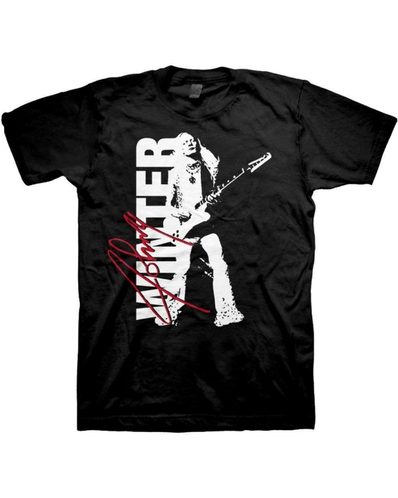 Johnny Winter Signature Photo T-Shirt $9.25 Shirts