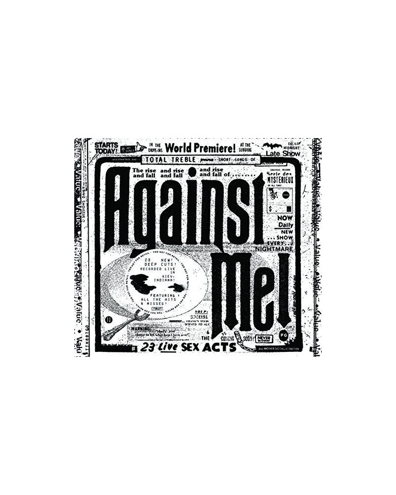 Against Me! 23 LIVE SEX ACTS CD $8.51 CD