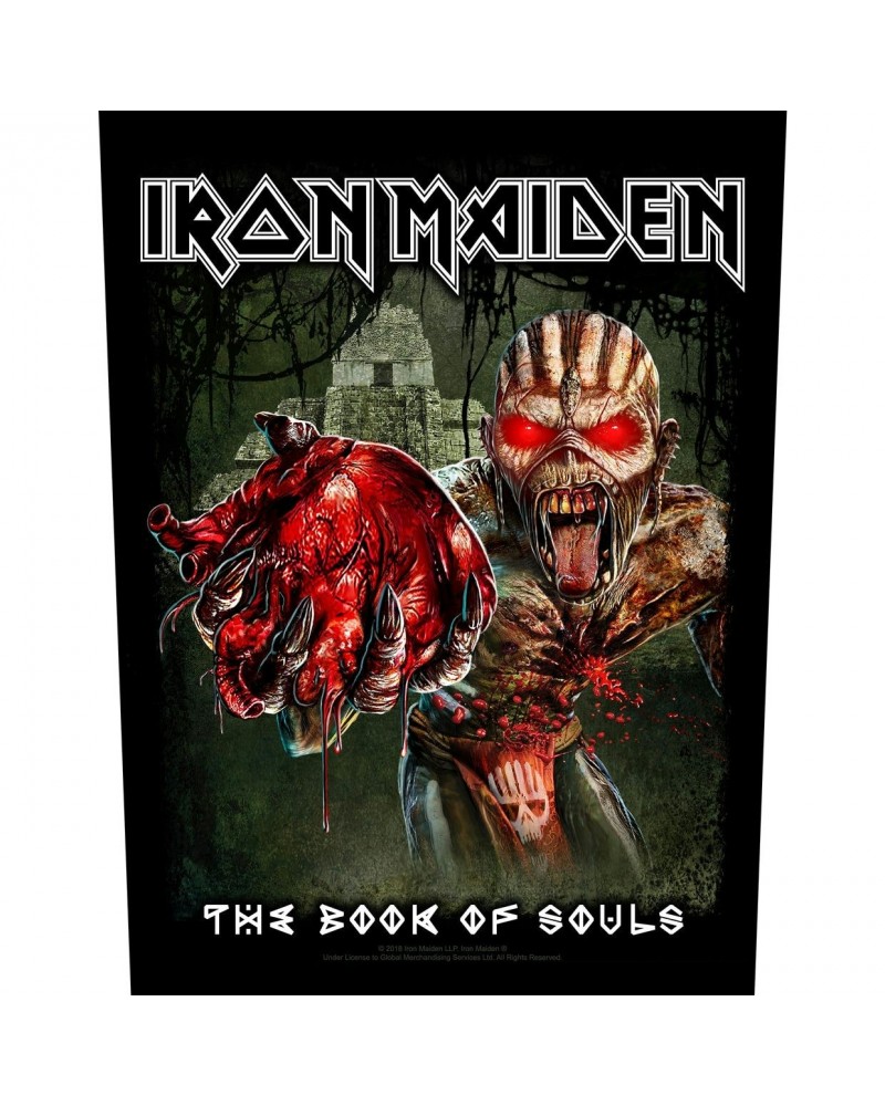 Iron Maiden Back Patch - Eddie'S Heart (Backpatch) $5.37 Accessories