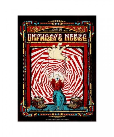 Umphrey's McGee Roanoke Island Festival Park Outer Banks NC Poster by Tortuga Design Studios $12.40 Decor