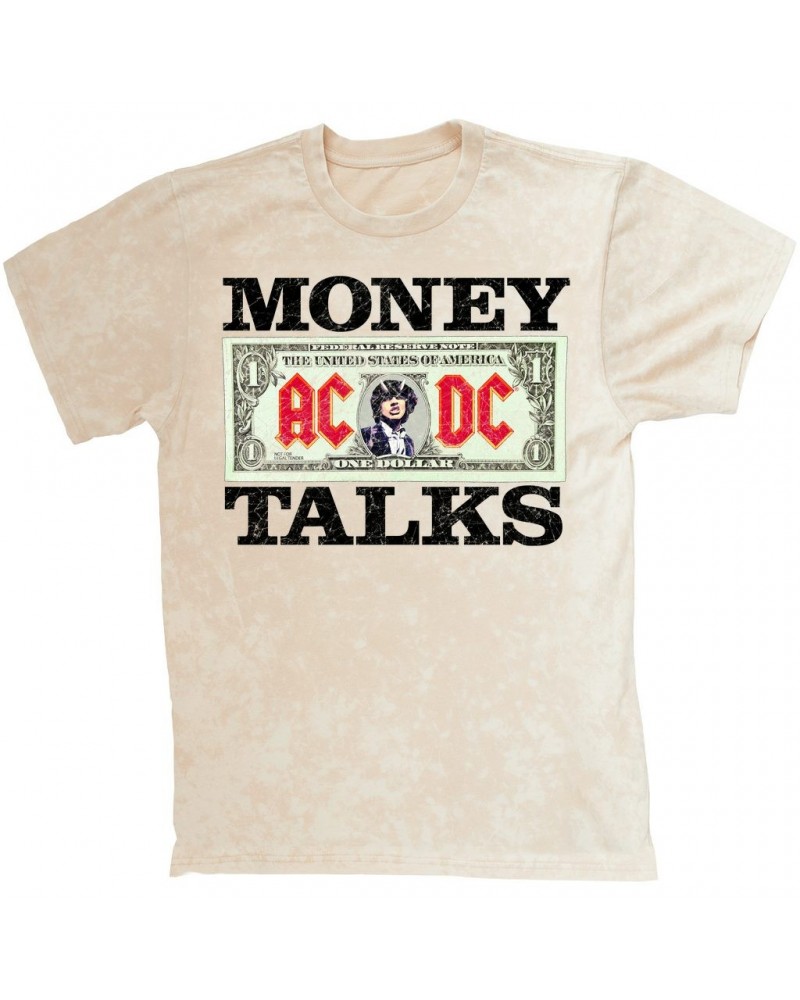 AC/DC T-shirt | Money Talks Design Mineral Wash Shirt $11.98 Shirts