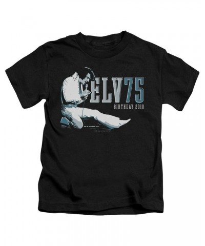 Elvis Presley Kids T Shirt | ELV 75 LOGO Kids Tee $5.18 Kids