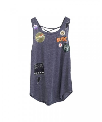 AC/DC Patch Blue Tank String Back $10.71 Shirts