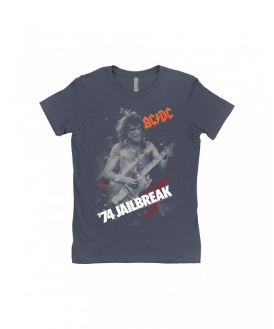 AC/DC Ladies' Boyfriend T-Shirt | 74 Jailbreak Ben-Day Dots Shirt $8.73 Shirts