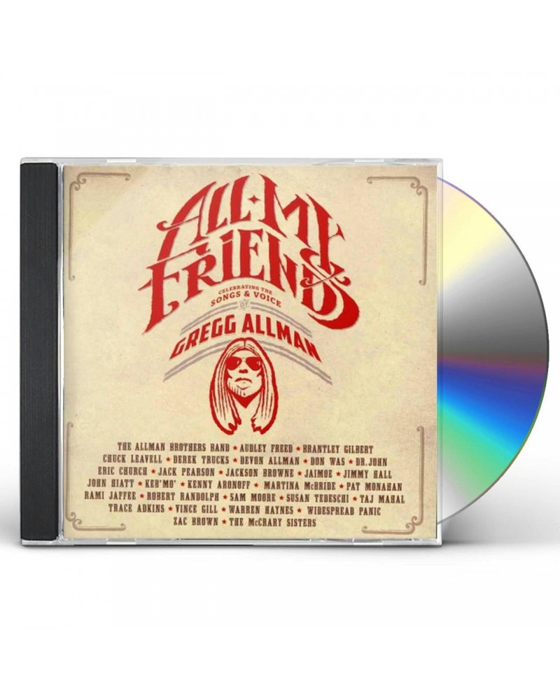 Gregg Allman ALL MY FRIENDS: CELEBRATING THE SONGS & VOICE OF CD $10.10 CD