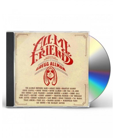 Gregg Allman ALL MY FRIENDS: CELEBRATING THE SONGS & VOICE OF CD $10.10 CD