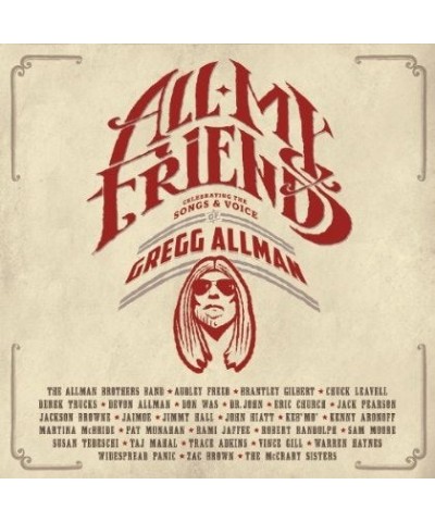 Gregg Allman ALL MY FRIENDS: CELEBRATING THE SONGS & VOICE OF CD $10.10 CD