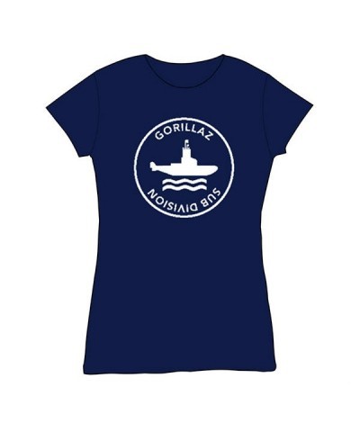 Gorillaz Sub Division Navy Babydoll $9.88 Shirts