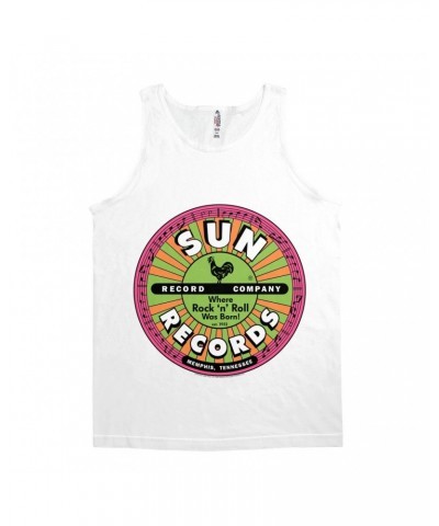 Sun Records Unisex Tank Top | Where Rock n Roll Was Born Colorful Label Shirt $11.48 Shirts