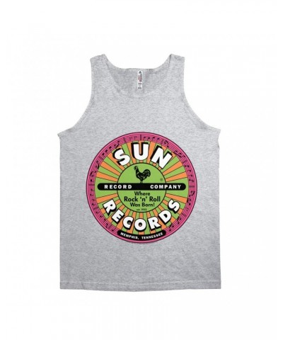 Sun Records Unisex Tank Top | Where Rock n Roll Was Born Colorful Label Shirt $11.48 Shirts