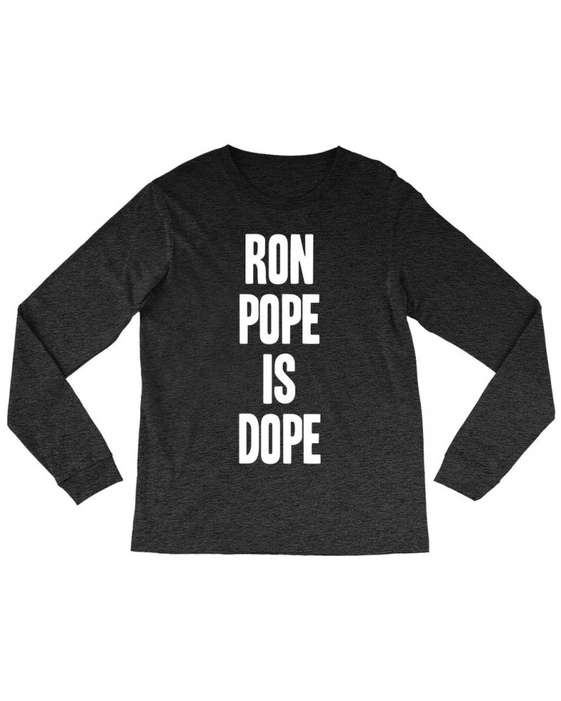 Ron Pope Long Sleeve Shirt | is Dope White Shirt $11.08 Shirts