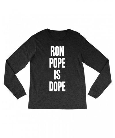 Ron Pope Long Sleeve Shirt | is Dope White Shirt $11.08 Shirts