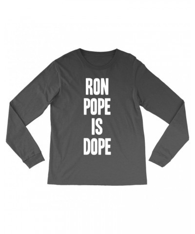 Ron Pope Long Sleeve Shirt | is Dope White Shirt $11.08 Shirts