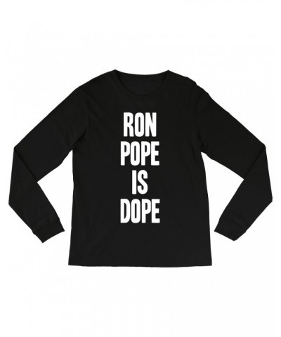 Ron Pope Long Sleeve Shirt | is Dope White Shirt $11.08 Shirts