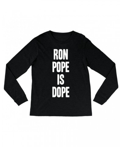 Ron Pope Long Sleeve Shirt | is Dope White Shirt $11.08 Shirts