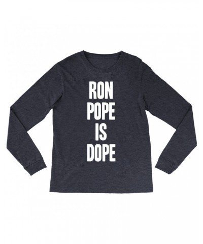 Ron Pope Long Sleeve Shirt | is Dope White Shirt $11.08 Shirts