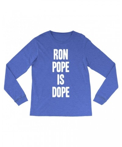 Ron Pope Long Sleeve Shirt | is Dope White Shirt $11.08 Shirts