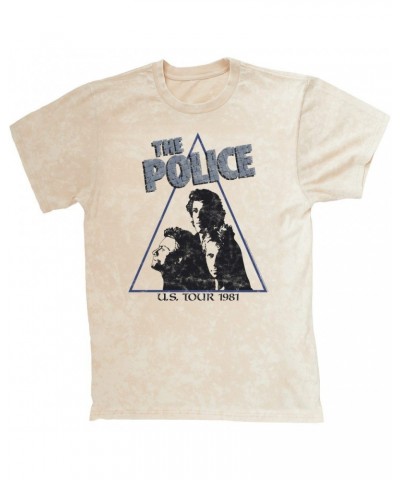 The Police T-shirt | Zenyatta Mondatta 1981 U.S. Tour Mineral Wash Shirt $11.68 Shirts