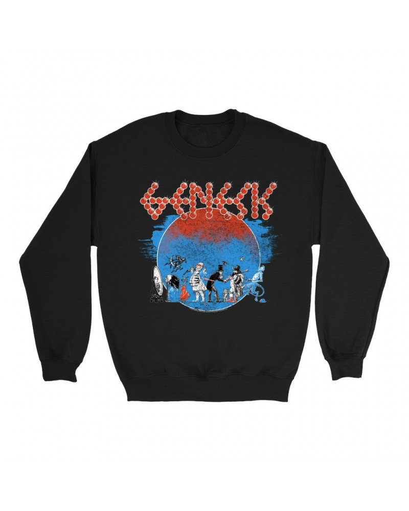 Genesis Sweatshirt | Retro Album Artwork Design Distressed Sweatshirt $12.93 Sweatshirts