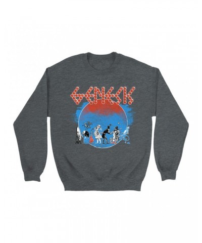 Genesis Sweatshirt | Retro Album Artwork Design Distressed Sweatshirt $12.93 Sweatshirts