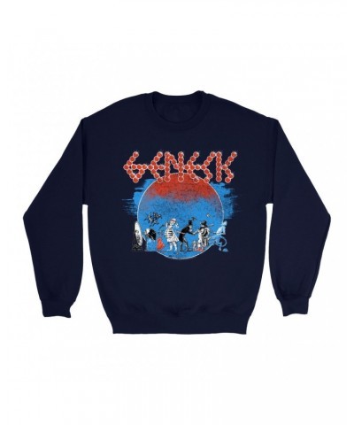 Genesis Sweatshirt | Retro Album Artwork Design Distressed Sweatshirt $12.93 Sweatshirts