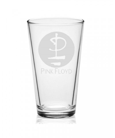 Pink Floyd Circle Logo Etched Pint Glass $6.00 Drinkware