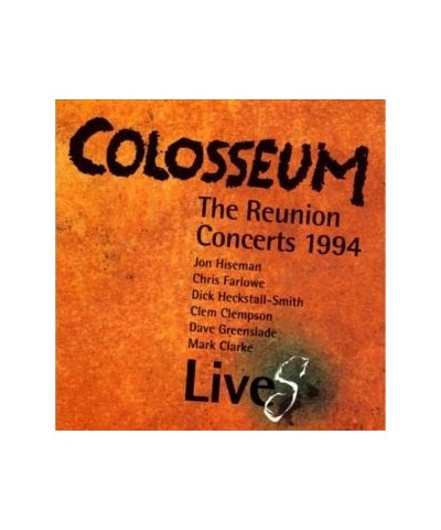 Colosseum REUNION CONCERTS CD $4.29 CD