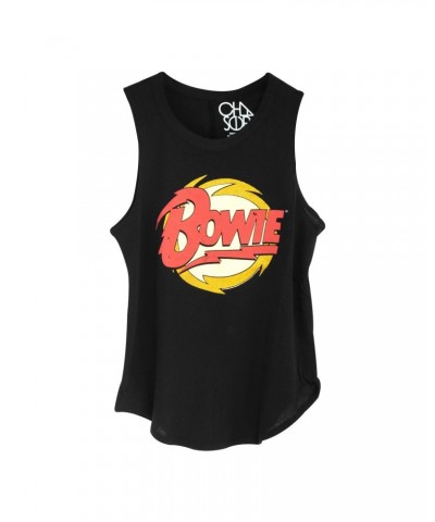 David Bowie Glitter Lightning Bolt Muscle Tank $9.75 Shirts