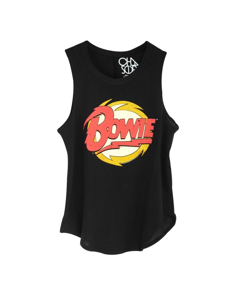 David Bowie Glitter Lightning Bolt Muscle Tank $9.75 Shirts