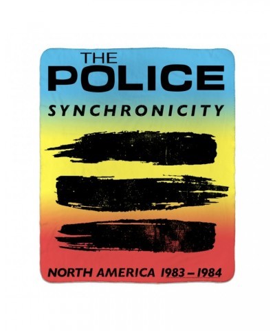 The Police Sherpa Blanket | Synchronicity North America Tour 1983 - 1984 Blanket $21.68 Blankets