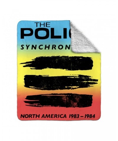 The Police Sherpa Blanket | Synchronicity North America Tour 1983 - 1984 Blanket $21.68 Blankets