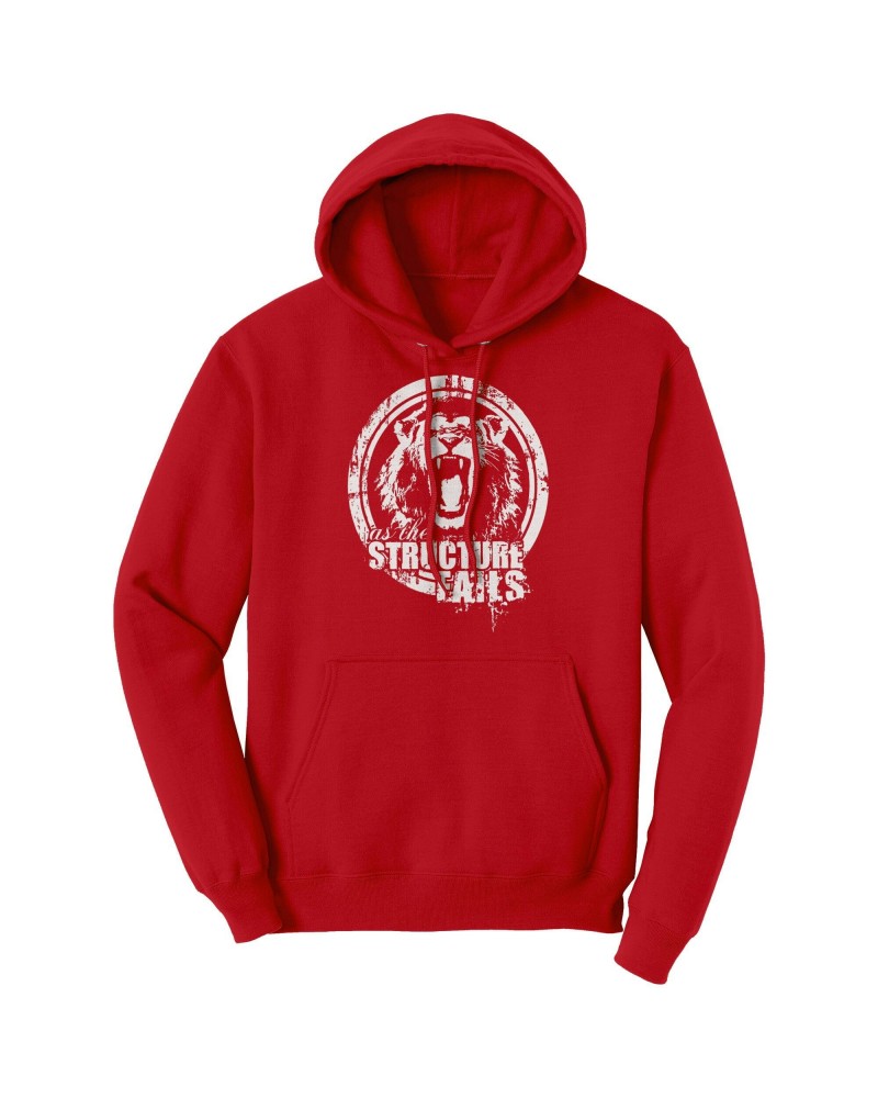 As The Structure Fails Red Lion Hoodie $17.60 Sweatshirts