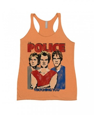 The Police Ladies' Tank Top | Watching You Single Distressed Shirt $8.97 Shirts