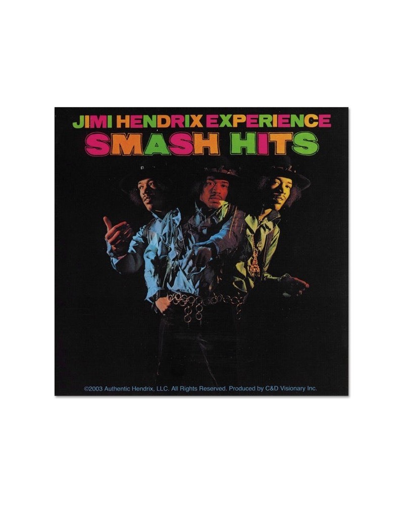 Jimi Hendrix Smash Hits Sticker $0.32 Accessories