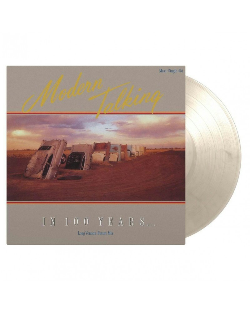 Modern Talking In 100 Years (Limited Silver Marble) Vinyl Record $14.21 Vinyl