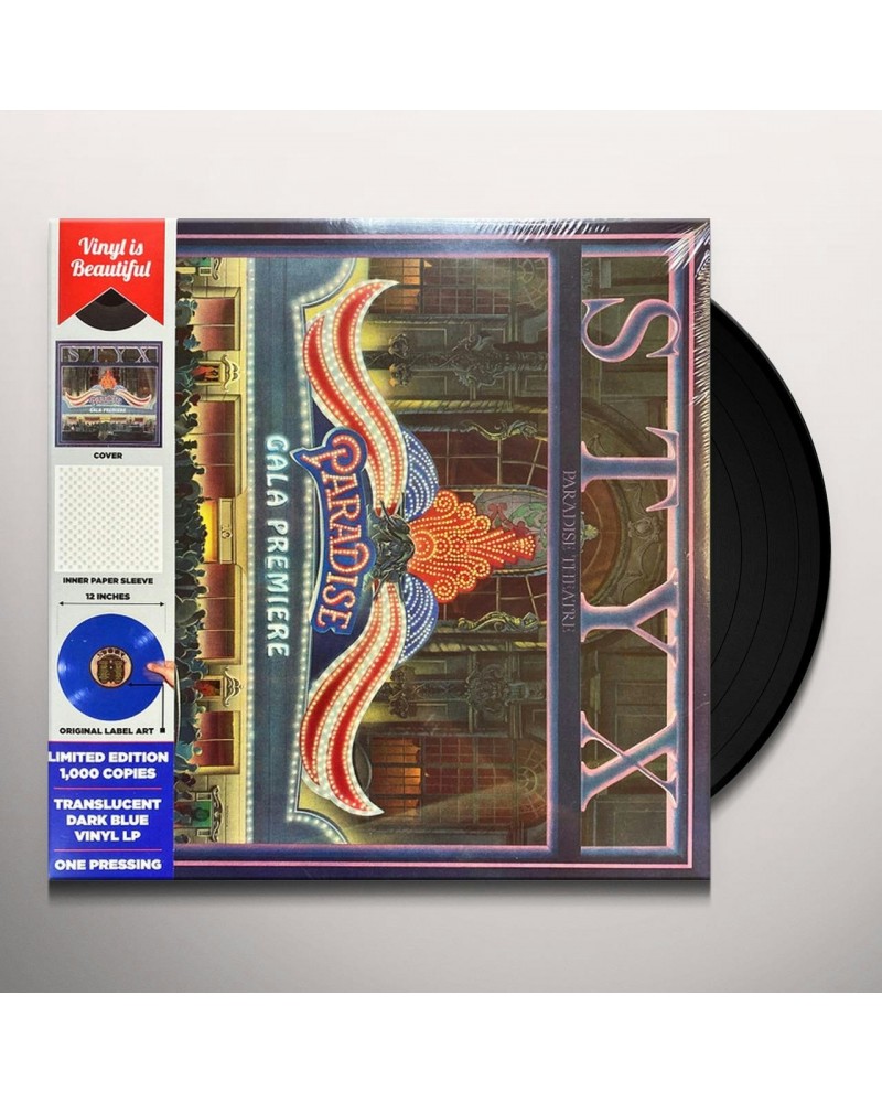 Styx PARADISE THEATRE Vinyl Record $7.77 Vinyl