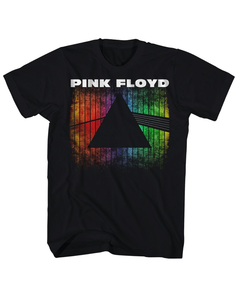 Pink Floyd T-Shirt | Prism Rainbow Gradient Shirt $11.94 Shirts