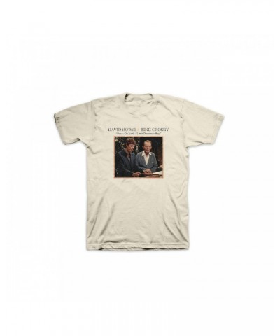 David Bowie & Bing Crosby "Peace On Earth" Natural T-shirt $11.70 Shirts