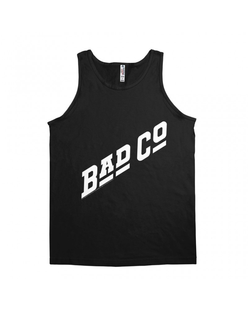 Bad Company Unisex Tank Top | Classic Logo White Shirt $11.48 Shirts