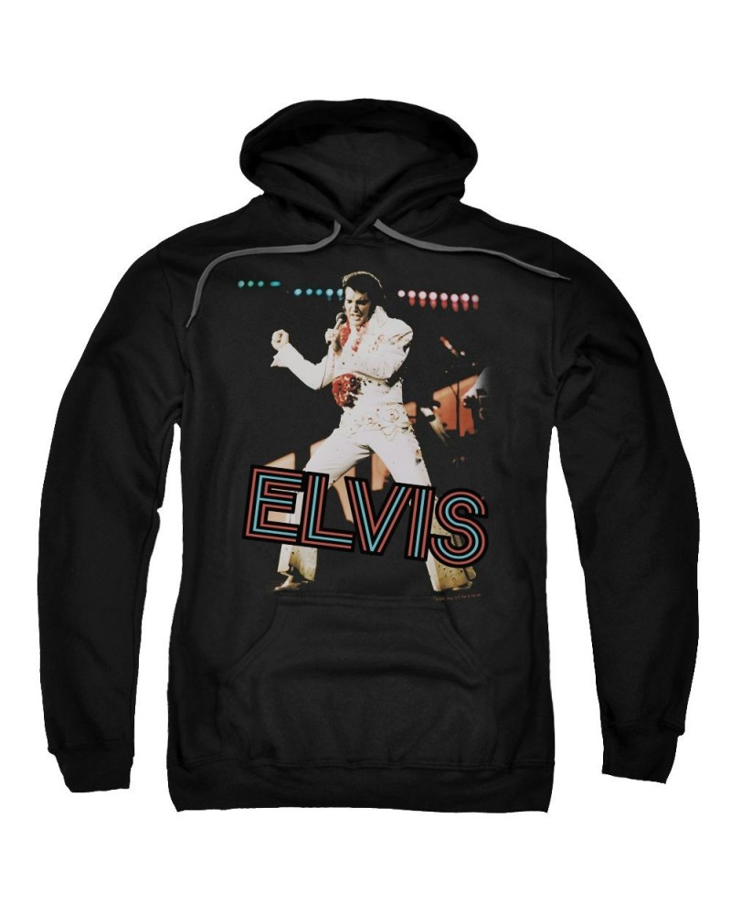 Elvis Presley Hoodie | HIT THE LIGHTS Pull-Over Sweatshirt $15.68 Sweatshirts