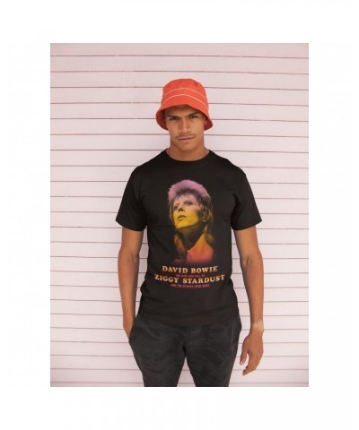 David Bowie T-Shirt | The Rise And Fall Of Ziggy Stardust And The Spiders From Mars Ombre Image Shirt $10.98 Shirts