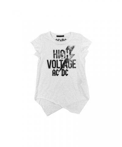 AC/DC Kids Black Logo "High Voltage" White T-Shirt $1.55 Shirts