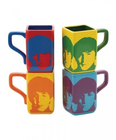 The Beatles Color Bar 4 pc. Square Mug Set $16.34 Drinkware