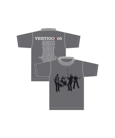 U2 Silhouette tee with European Itinerary $10.80 Shirts