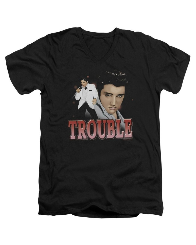 Elvis Presley T Shirt (Slim Fit) | TROUBLE Slim-fit Tee $5.89 Shirts