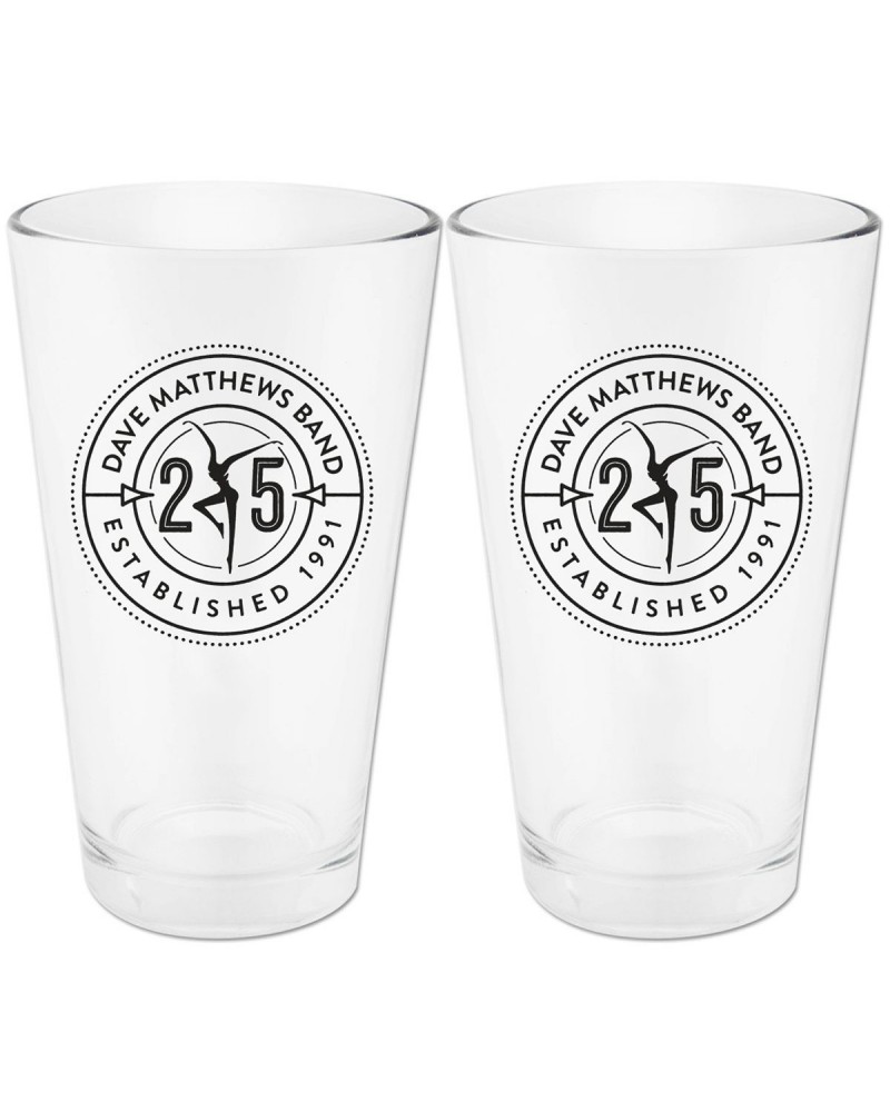 Dave Matthews Band 25th Anniversary Pint Glass $4.30 Drinkware