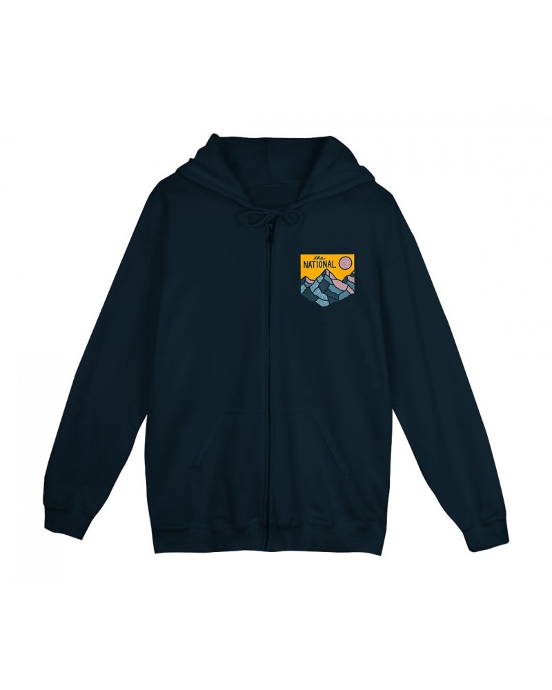 The National Moon Crest Zip Hoodie $20.00 Sweatshirts