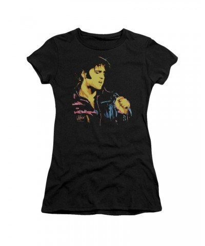 Elvis Presley Juniors Shirt | NEON ELVIS Juniors T Shirt $6.46 Shirts